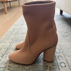 Stuart Weitzman Tan Heeled Boots